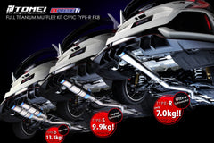 FULL TITANIUM MUFFLER EXPREME TI CIVIC TYPE-R FK8 TYPE-D FULL TITANIUM MUFFLER EXPREME TI CIVIC TYPE-R FK8 TYPE-D