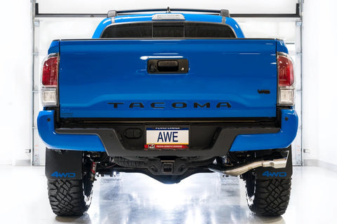 AWE TUNING OFG EXHAUST WITH BASHGUARD FOR 3RD GEN TACOMA - NO TIPS