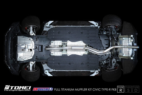 FULL TITANIUM MUFFLER EXPREME TI CIVIC TYPE-R FK8 TYPE-R