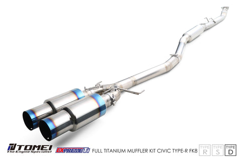 FULL TITANIUM MUFFLER EXPREME TI CIVIC TYPE-R FK8 TYPE-D