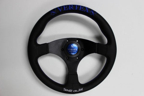 VERTEX FLAT 325MM STEERING WHEEL BLUE VERTEX FLAT 325MM STEERING WHEEL BLUE