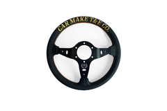 VERTEX X NEVER CONTENT COLLABORATION STEERING WHEEL (DEEP DISH - GOLD) VERTEX X NEVER CONTENT COLLABORATION STEERING WHEEL (DEEP DISH - GOLD)