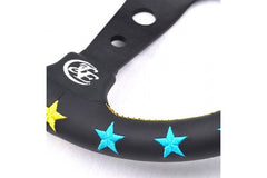 VERTEX 7 STAR STEERING WHEEL (BLUE/MINT) VERTEX 7 STAR STEERING WHEEL (BLUE/MINT)