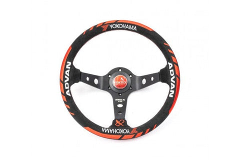 VERTEX X ADVAN COLLABORATION STEERING WHEEL (SUEDE VERSION 2) VERTEX X ADVAN COLLABORATION STEERING WHEEL (SUEDE VERSION 2)