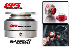 WORKS BELL RAPFIX STEERING WHEEL QUICK RELEASE - SILVER WORKS BELL RAPFIX STEERING WHEEL QUICK RELEASE - SILVER