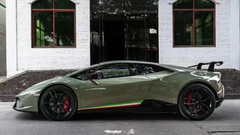 AERO REPUBLIC PERFORMANT STYLE CARBON FRONT BUMPER FOR LAMBORGHINI HURACAN LP580 LP610 AERO REPUBLIC PERFORMANT STYLE CARBON FRONT BUMPER FOR LAMBORGHINI HURACAN LP580 LP610