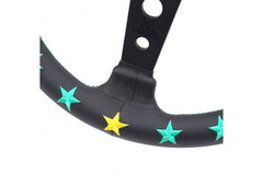 VERTEX 7 STAR STEERING WHEEL (BLUE/MINT) VERTEX 7 STAR STEERING WHEEL (BLUE/MINT)