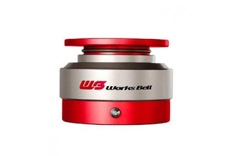 WORKS BELL RAPFIX STEERING WHEEL QUICK RELEASE - RED WORKS BELL RAPFIX STEERING WHEEL QUICK RELEASE - RED